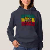 Pull À Capuche Lion of Zion - Haile Selassie - Judah Queen Hoodie (Devant)