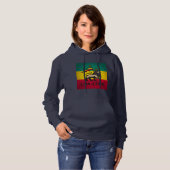 Pull À Capuche Lion of Zion - Haile Selassie - Judah Queen Hoodie (Devant entier)