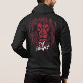 Pull À Capuche Lion Reste affamé (Dos)
