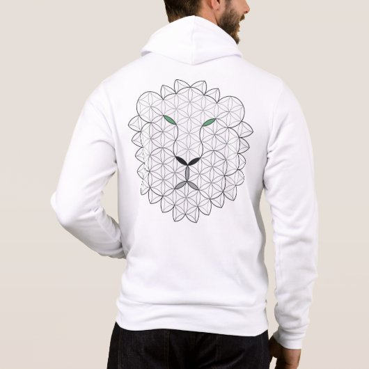Pull À Capuche Lion Sacré, B01BW. (Dos)