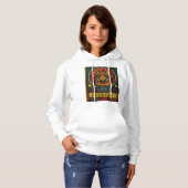Pull À Capuche Lion symbolique de motivation (Devant entier)