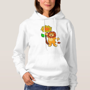 Pull À Capuche Lion with Flower