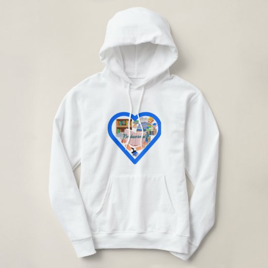 Pull À Capuche Livre (Design devant)