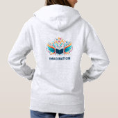Pull À Capuche Livre d'imagination Couleur Éclaboussure d'art (Dos)