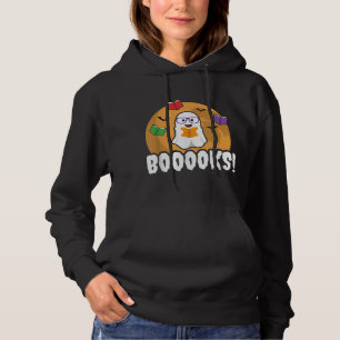Pull À Capuche Livres Ghost T Shirt Boo Lire Livres Bibliothèque 