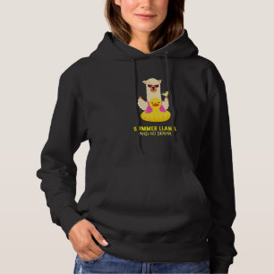 Pull À Capuche Llama D'Été cool Avec Lunettes De Soleil Pour Pool