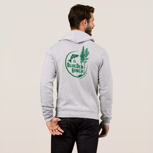 Pull À Capuche Logo BDR 2020 avec site avant et arrière (Dos entier)