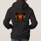 Pull À Capuche Logo de la ligne ferroviaire de Pennsylvanie noir (Dos)