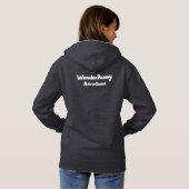 Pull À Capuche Logo de Wonderhussy Adventures Peek-a-Boo (Dos entier)