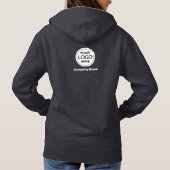 Pull À Capuche Logo d'entreprise minimaliste (Dos)