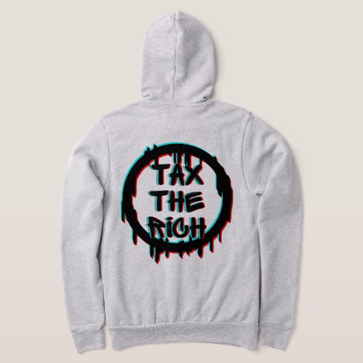Pull À Capuche Logo d'origine de taxe sur les riches (Couchage Retour)
