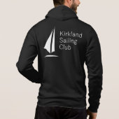 Pull À Capuche Logo du club de voile de Kirkland (Dos)