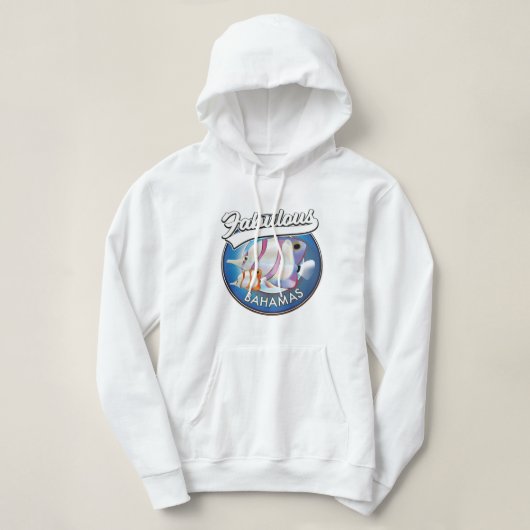 Pull À Capuche Logo fabuleux des Bahamas (Design devant)