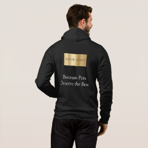 Pull À Capuche Logo Rectangulaire Entreprise Vêtement de Travail