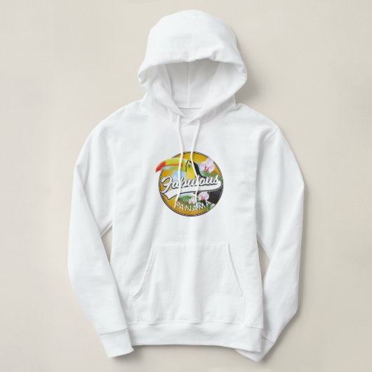 Pull À Capuche Logo rétro fabuleux de Panama (Design devant)