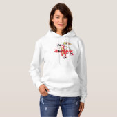 Pull À Capuche Lola Bunny Équipe Angleterre Graphique de Football (Devant entier)