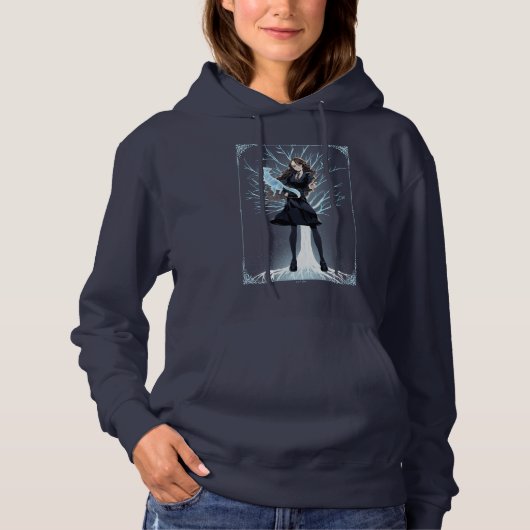 Pull À Capuche L'Otter Patronus d'Anime Hermione Granger (Devant)