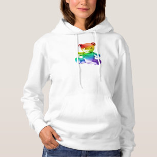 Pull À Capuche L'ours en peluche en métal brossé de SlipperyJoe's