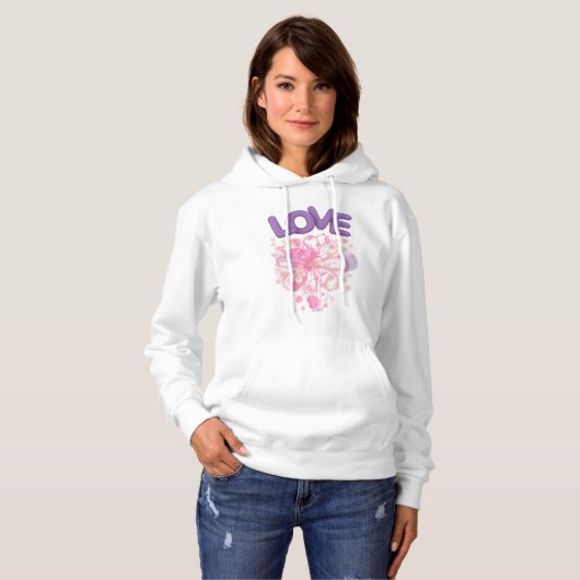 Pull À Capuche Love (Devant entier)