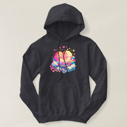 Pull À Capuche Love Cloud (Design devant)