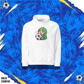 Pull À Capuche Love for soccer kawaii anime design