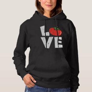 Pull À Capuche Love Tomato Gardening Vegetable Plant Gardener Men