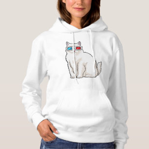 Pull À Capuche Lunettes de chat