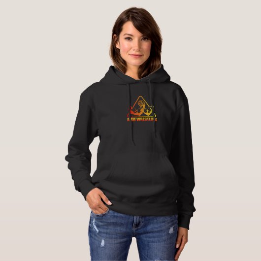 Pull À Capuche Lutte Arm Lutte Arm Lutte Roi Arm Lutte Ent (Devant entier)