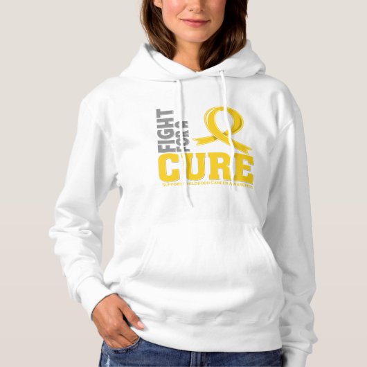 Pull À Capuche Lutte Contre Le Cancer De L'Enfance Pour Un Traite (Devant)