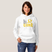 Pull À Capuche Lutte Contre Le Cancer De L'Enfance Pour Un Traite (Devant entier)