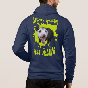 Pull À Capuche Machine à siffler drôle opossum grincheux humour s