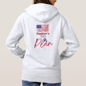 Pull À Capuche Madame a un plan Patriotic Lady (Dos)