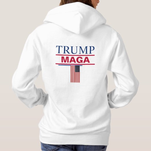 Pull À Capuche MAGA TRUMP Drainer le marais (Dos)