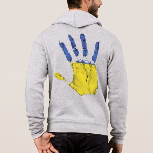 Pull À Capuche Main Ukraine (Dos)