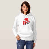 Pull À Capuche Maineiac Divers Silhouette Logo Femme Sweatshirt (Devant entier)