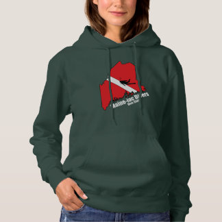 Pull À Capuche Maineiac Divers Silhouette logo femmes Swweatshirt