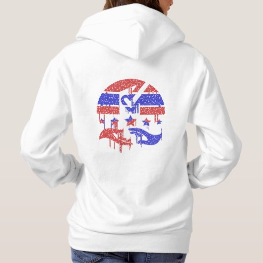 Pull À Capuche Mains de l'unité (Dos)