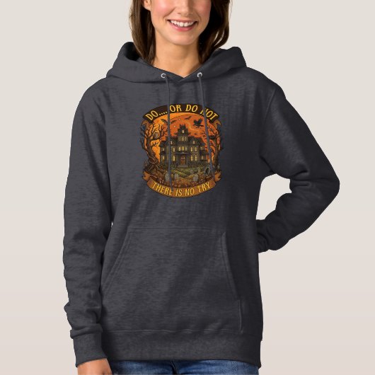 Pull À Capuche Maison Hantée Ne Pas Essayer Halloween (Devant)