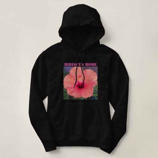 PULL À CAPUCHE MAISON HIBISCUS (Design devant)