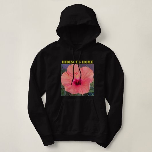 PULL À CAPUCHE MAISON HIBISCUS (Design devant)