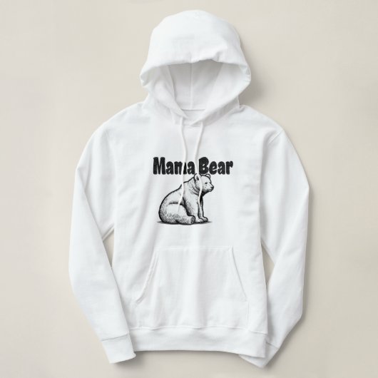Pull À Capuche Mama Bear (Design devant)