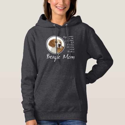 Pull À Capuche Maman beagle (Devant)