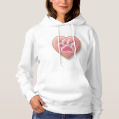 Pull À Capuche Maman Chien Sweat-Shirt Premium | Empreinte de Pat (Devant)