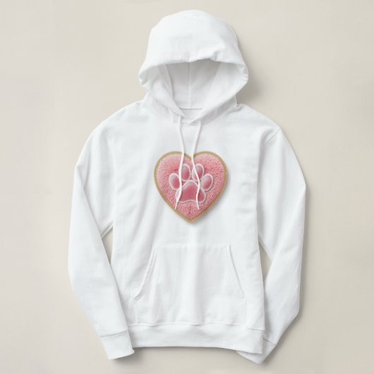 Pull À Capuche Maman Chien Sweat-Shirt Premium | Empreinte de Pat (Design devant)