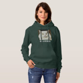 Pull À Capuche Maman de chat personnalisée - Photo de chat sur fo (Devant entier)