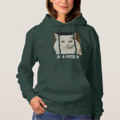 Pull À Capuche Maman de chat personnalisée - Photo de chat sur fo (Devant)