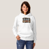 Pull À Capuche Maman de football (Devant entier)