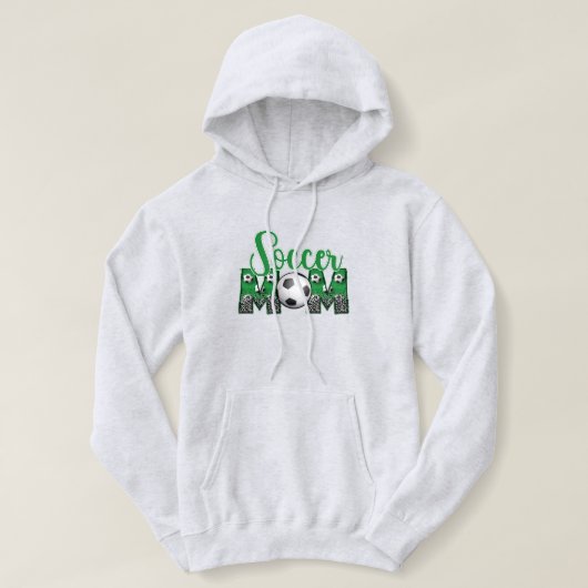 Pull À Capuche maman footballeuse (Design devant)