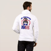 Pull À Capuche Maman Tout Américaine-32169 (Dos entier)