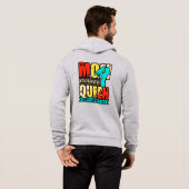 Pull À Capuche Maman Tu Es La Reine (Dos entier)